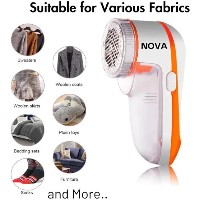 NOVA Electric Lint Remover – Fabric Shaver for Winter Clothes