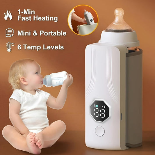 Portable Rechargeable Baby Bottle Warmer.